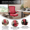 Flash Furniture BL-X-5M-D-RED-GG