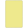 Rectangle Activity Table, Laminate, Yellow  XU-A2448-REC-YEL-T-P-CAS-GG