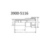 Hhip 3-4 X 4" ER-20 Straight Shank Chuck Extension 3900-5116