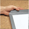 Manufacturer Varies Poster Frame,Silver,24 x 36 In. UVSNAP3624B