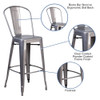 Flash Furniture 4-XU-DG-TP001B-30-GG