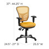 Flash Furniture HL-0001-YEL-GG
