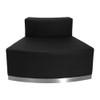 4 pcs. Living Room Set, 25-1-4" to 31-1-2" x 27", Upholstery Color: Black  ZB-803-730-SET-BK-GG