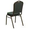Hercules Banquet Chair, 17-1-4 in W 20-1-4" L 38" H, Fabric Seat  FD-C01-GOLDVEIN-0640-GG