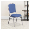 Flash Furniture Blue Fabric Banquet Chair,PK4 4-FD-C01-S-7-GG