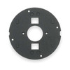 Floor Sub-Plate, Floor Box Type, 1 Gang, Aluminum