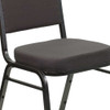Flash Furniture Gray Fabric Banquet Chair,PK4 4-FD-C01-SILVERVEIN-GY-GG