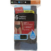 Hanes Men's M Dyed Cotton Briefs (6-Pack) 782WB6-M
