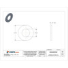 Flat Washer, For Screw Size 7-16" ,Stainless Steel Plain Finish, 25 PK  U51205.043.0001