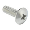 1/4"-20 x 3/4 in Phillips Truss Machine Screw, Plain 18-8 Stainless Steel, 50 PK