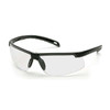 Ever-Lite(R), Safety Glasses, Anti-Fog & Anti-Scratch, Clear Lens, Black Frame