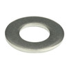 Flat Washer, For Screw Size 3/8" ,Stainless Steel Plain Finish, 50 PK