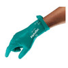 AlphaTec Chemical Resistant Gloves, Nitrile, 12 in L, 14 mil, Green, 9, 1 PR