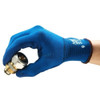 Coated Gloves, Foam Nitrile, Rough, Palm, 4 Abrasion Level, Blue, M (8) 1 PR  11-818