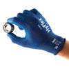 Coated Gloves, Foam Nitrile, Rough, Palm, 4 Abrasion Level, Blue, M (8) 1 PR  11-818
