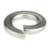 Split Lock Washer, For Screw Size 3/8 in Stainless Steel, Plain Finish, 50 PK