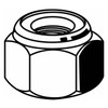 Nylon Insert Lock Nut, 5/8"-11, Steel, Grade 5, Zinc Plated, 49/64 in Ht, 10 PK