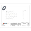 Flat Washer, For Screw Size M10 ,Stainless Steel Plain Finish, 50 PK  M51420.100.0001