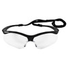 V30 Nemesis Small, Safety Glasses, Uncoated, Clear Lens, Black Frame, Half-Frame  38474