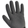 Coated Gloves, Latex, Crinkled, Palm, 2 Abrasion Level, Black-Gray, S (7) 1 PR  97270
