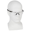 Nemesis VL, Safety Glasses, Anti-Scratch, Clear Lens, Gray Frame, Half-Frame  20470