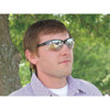 Rad-Apocalypse, Safety Glasses, Anti-Scratch, I-O Lens, Black Frame, Half-Frame  AP1-90