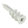Wall Anchor, Not Rated Tension Strength, 1-5/8"L, Plastic, 100 PK