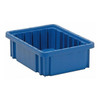Quantum Storage Systems Divider Box,10-7/8x8-1/4x3-1/2 In,Blue DG91035BL
