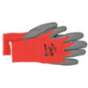 Coated Gloves, Latex, Textured, Palm, 3 Abrasion Level, Red, XL (10) 1 PR  N9680XL