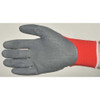 Coated Gloves, Latex, Textured, Palm, 3 Abrasion Level, Red, XL (10) 1 PR  N9680XL