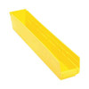 Quantum Storage Systems Yellow Shelf Bin, 23-5/8"L x 4-1/8"W x 4"H QSB105YL