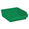 Shelf Storage Bin, Polypropylene, Green, 4 in H, 11 1-8 in W, 11 5-8 in L  QSB109GN
