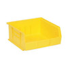Hang & Stack Storage Bin, Polypropylene, Yellow, 5 in H, 11 in W, 10 7/8 in L
