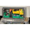 Hang & Stack Storage Bin, Polypropylene, Green, 7 in H, 8 1-4 in W, 14 3-4 in L  QUS240GN