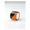 Floor Marking Tape, vinyl, Striped, Black, Orange, 3 in W., 5 mil Thickness