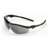 ST1, Safety Glasses, Anti-Scratch, Gray Lens, Black Frame, Half Frame