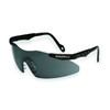 Magnum 3G, Safety Glasses, Anti-Scratch, Gray Lens, Black Frame, Frameless