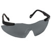 Magnum 3G, Safety Glasses, Anti-Scratch, Gray Lens, Black Frame, Frameless  19823