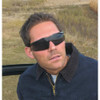 Magnum 3G, Safety Glasses, Anti-Scratch, Gray Lens, Black Frame, Frameless  19823