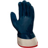 Coated Gloves, Nitrile, Smooth, Full, 3 Abrasion Level, Blue, 9 1 PR  27-805