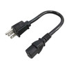 Manufacturer Varies Power Cord, 5-15P, SJT, 1 ft., Blk, 15A, 14/3 5XFL5ID
