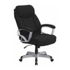 Hercules Office Chair, Black Back, 28-1/2 in W 35" L 49-1/2" H, Padded