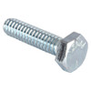Grade 5, 1-4"-20 Hex Head Cap Screw, Zinc Plated Steel, 1 in L, 100 PK  U01200.025.0100