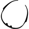 V30 Nemesis Safety Glasses, Anti-Scratch, Wraparound, Black Frame, Clear Lens  25676