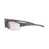 Equalizer, Safety Glasses, Uncoated, Light Gray Lens, Gray Frame, Half-Frame