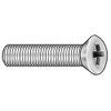 5-16"-18 x 1 in Phillips Oval Machine Screw, Plain 18-8 Stainless Steel, 25 PK  U51320.031.0100