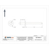 Blind Rivet, Dome Head, 3-16 in Dia., 21-64 in L, Aluminum Body, 250 PK  U33190.018.0062