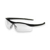 DL1, Safety Glasses, Duramass Hard Coat, TPR Lens, Black Frame, Half Frame