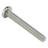 #8-32 x 1-1-4 in Phillips Pan Machine Screw, Plain 18-8 Stainless Steel, 100 PK  U51122.016.0125