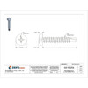 Manufacturer Varies Self Drilling Screw, No 8-18, 1" L, PK 100 U31870.016.0100